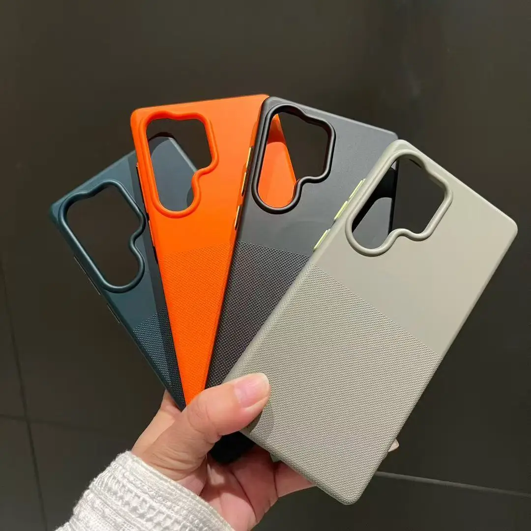 Official Dot Pattern Matte for MagSafe Magnetic Case for Samsung Galaxy S26 Ultra S25 Ultra Sandstone Anti-Slip Shockproof Cover