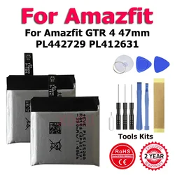 XDOU High Quality PL502625V PL442729 PL412631 Battery For Amazfit GTR 4 47mm PL442729 PL412631 + Kit Tools