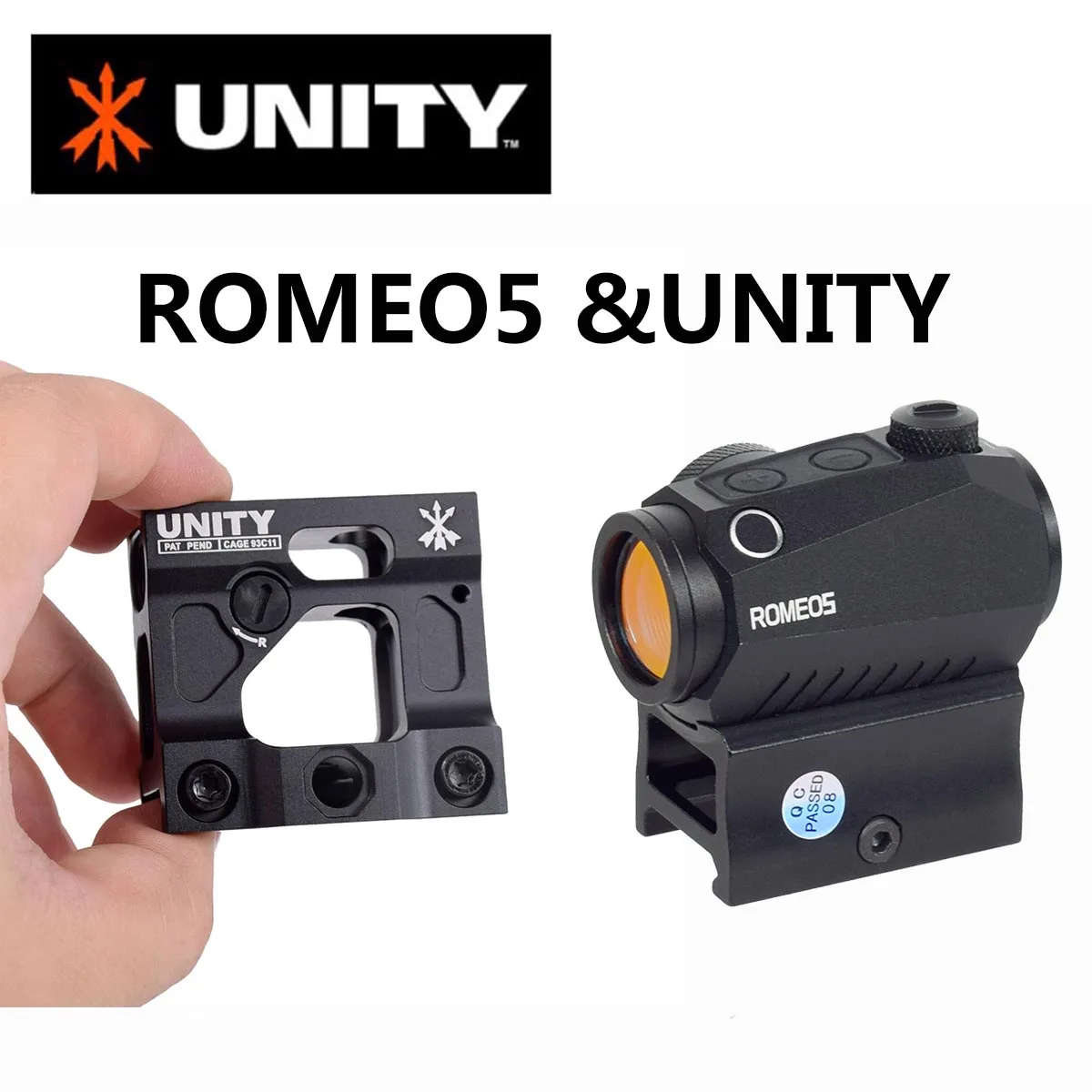 

Крепление для оптического прицела для ROMEO5 Red Dot Sight, голографический 2 MOA крепление для оптического прицела 20 мм Rail