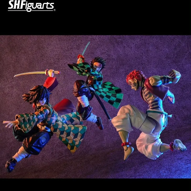 

Оригинальные фигурки Bandai S.H.Figuarts Demon Slayer: Аказа, Камадо Танджиро, Агатсума Зеницу, Кочо Шинобу — аниме-модели, игрушки