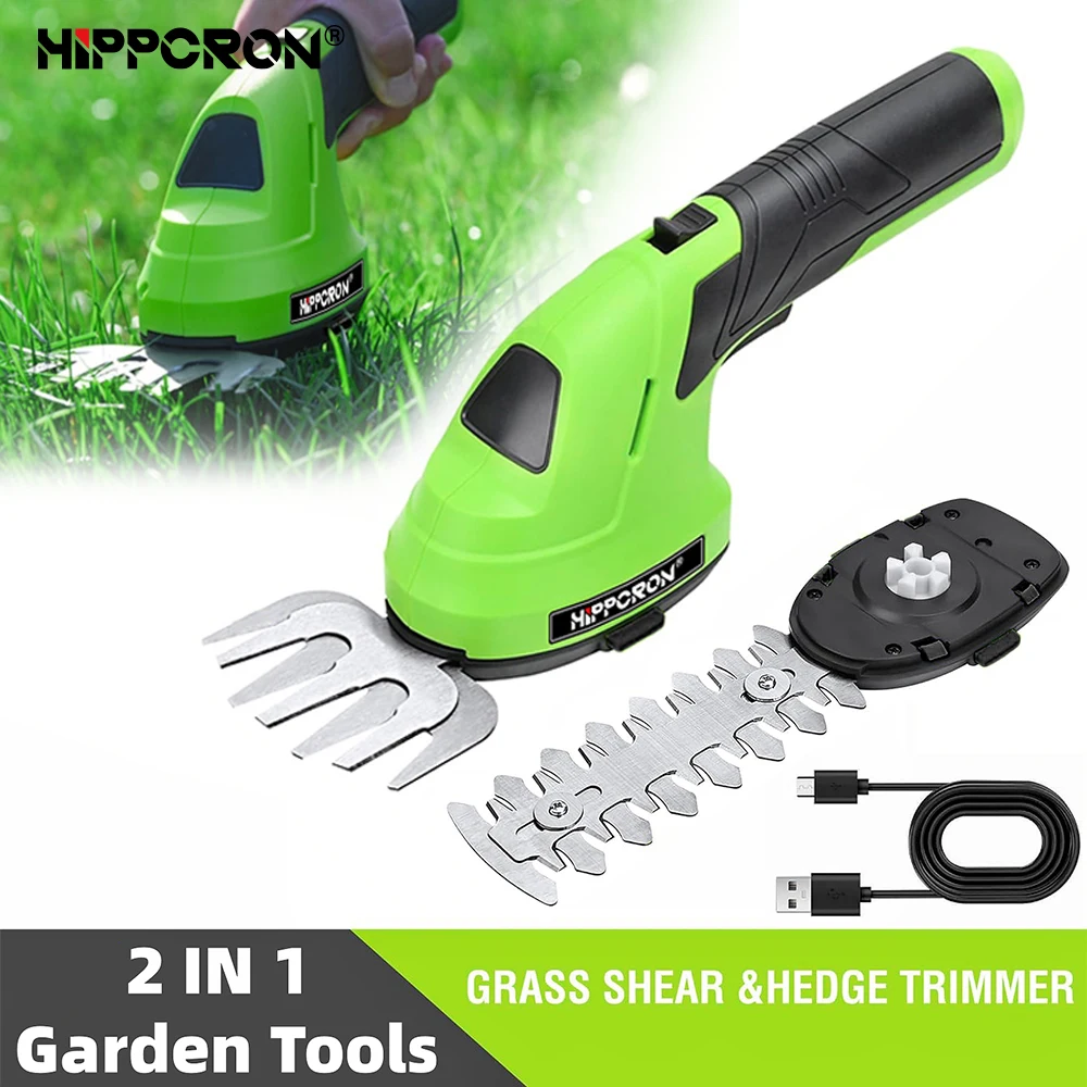 

Аккумуляторный ручной триммер-косилка HIPPCRON 2-в-1 для дома и сада – отличный подарок для мужа и отца
