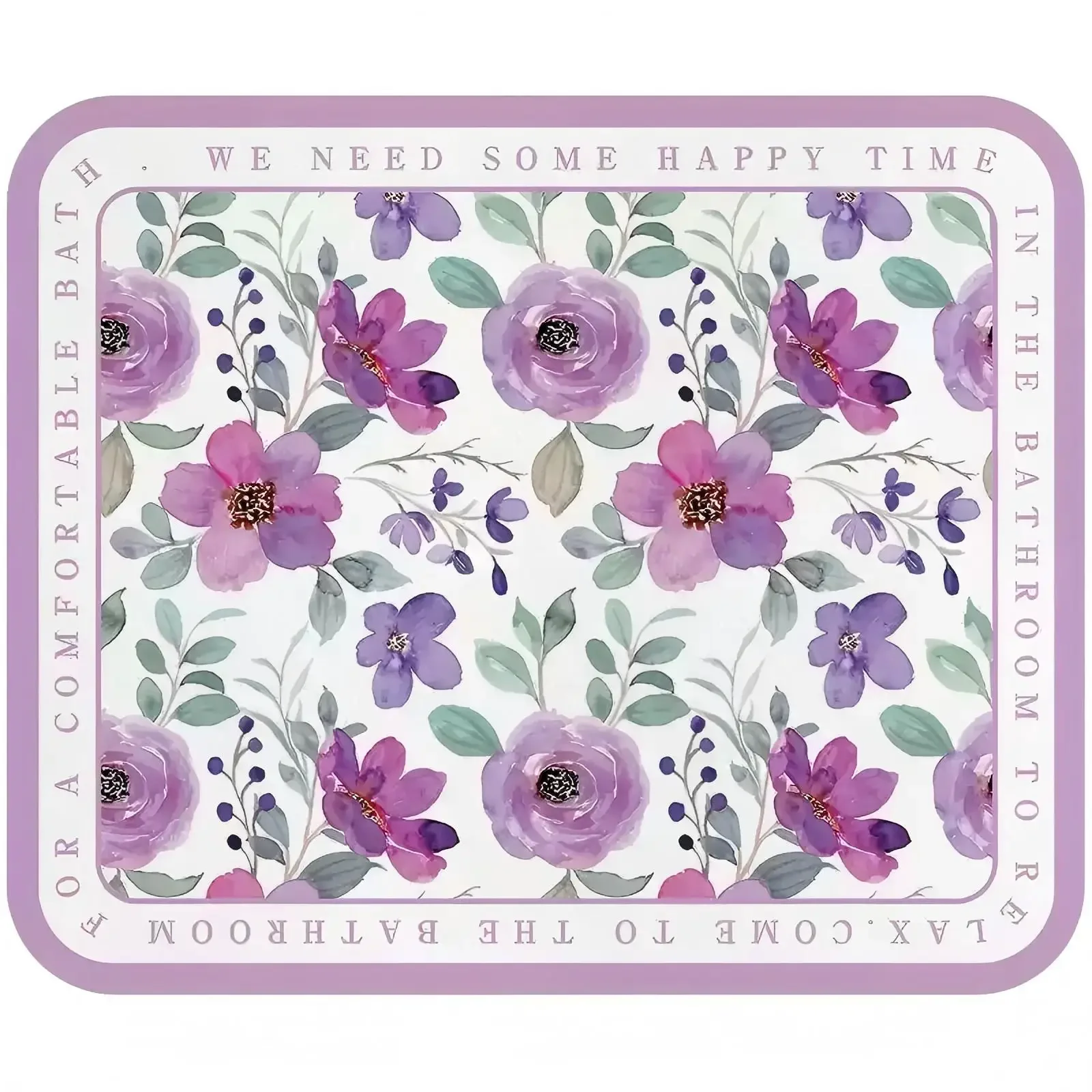 Floral Tableware Drying Mat Drain Pad Non-slip Super Absorbent Wear-resistant Coffee Machine Mat Kitchen Table Courtyard Decor