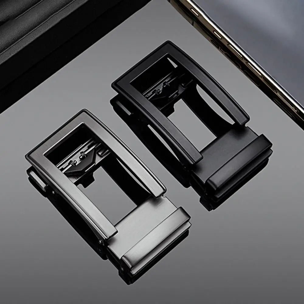 

Durable Business Men's Belt Buckle Replacement Casual Belt Automatic Buckles Zinc Alloy Craft DIY End Bar