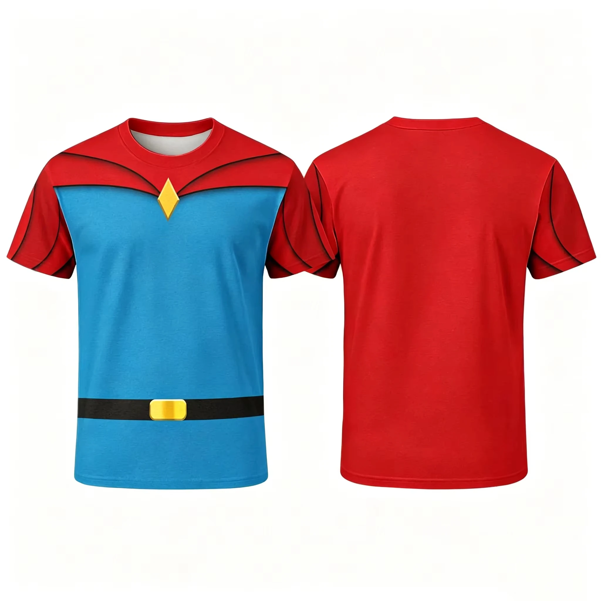 Neues Rider Sorcerer Prince 3D-Druck-Cosplay-T-Shirt für Männer, Frauen und Kinder, Karnevalsparty, kurzärmeliges Kostüm-Oberteil für die ganze Familie. – Detail 11