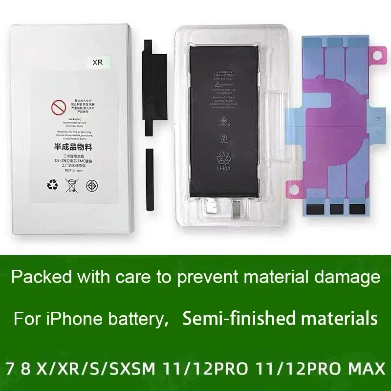 Rechargeable Battery Cell For Apple XR X Xs 11 12 13 14 15 Pro Max Mini SE 2 For iPhone single For iphone battery Cell