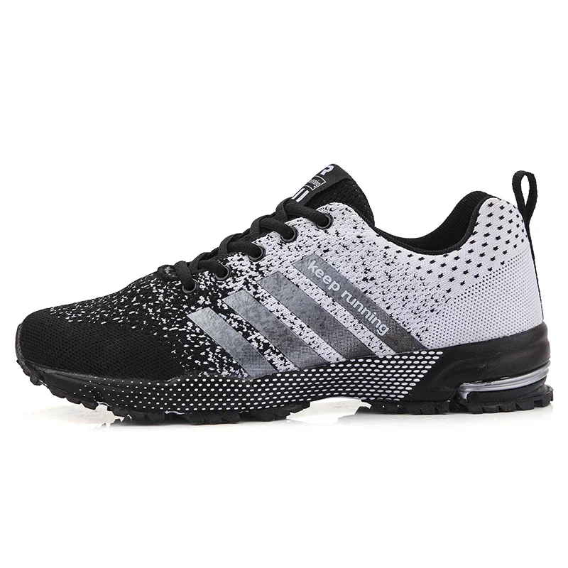 

Men Air Cushion Running Shoes Breathable Marathon Sports Lightweight Sneakers Women Original Comfortable Athletic Training Shoes