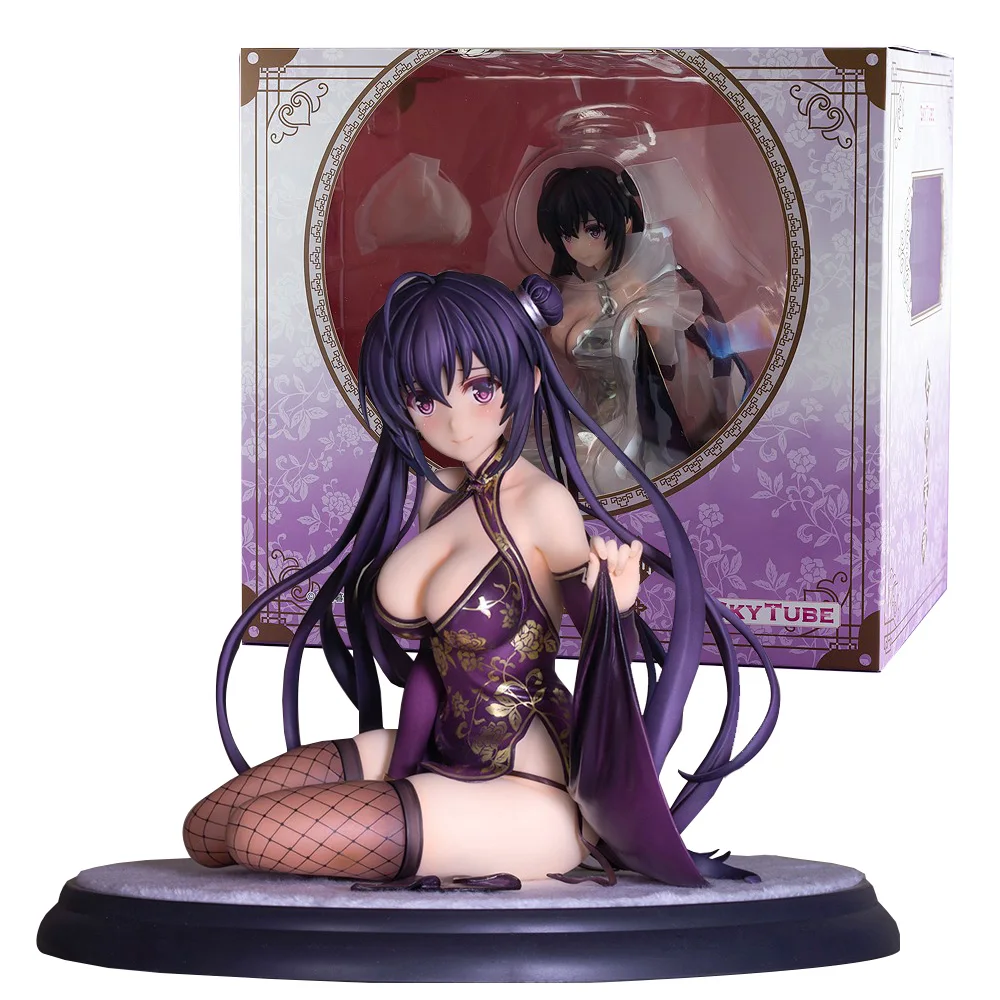 13CM Anime Character Dongyue Jasmine Sitting Model Toy Cheongsam Dress Up Ver Doll Action Figure PVC