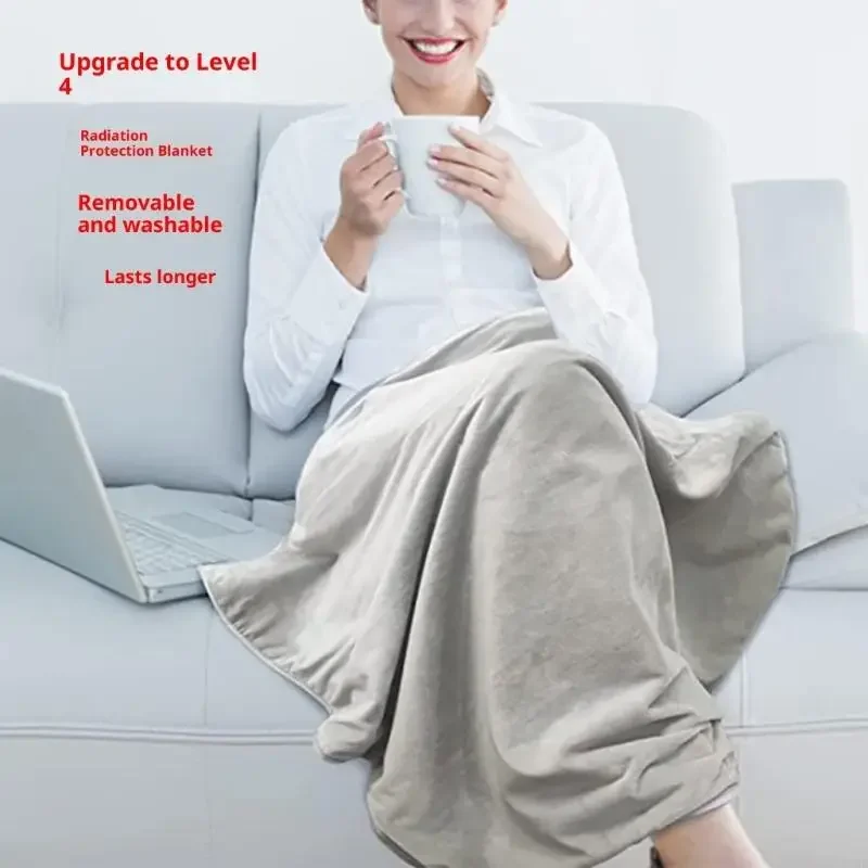 

Breathable Radiation Blocker Protective Garment 70x90cm Flannel Fabric For Computer Phone Radiation Protections 896C