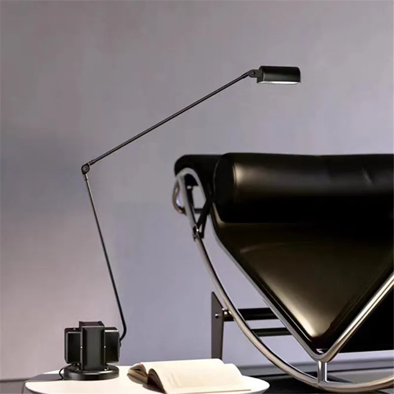 Lumina Floor Lamp For Reading Long Arm Lamp Adjustable Industrial Sofa Side Vertical Light Study Room