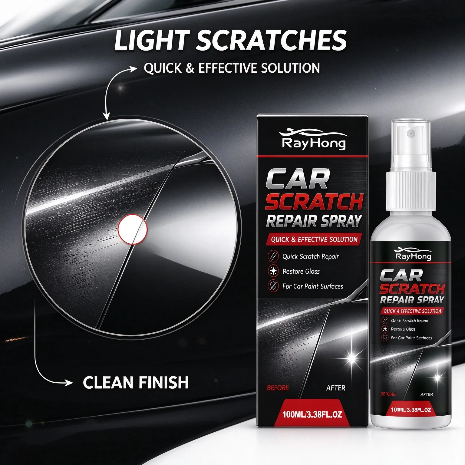 Car Care - Semprotan Nano Penghilang Goresan Mobil, Semprotan
