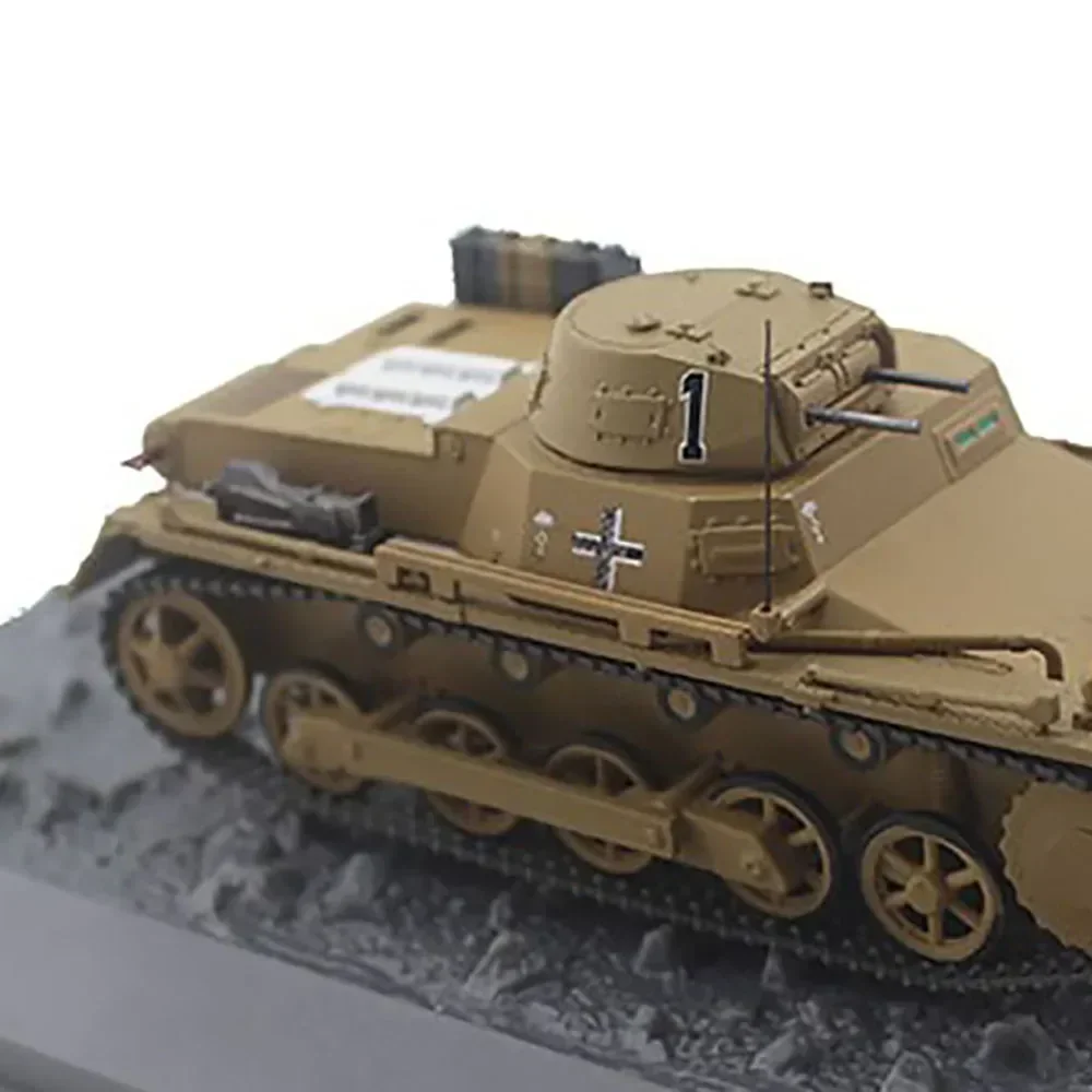 Model Collection Gift Dietcast 1/43 Scale Pz Kpfw IAUSF B [SD. KFZ. 101] Tank Static Model Finished Simulation Alloy Model Tank