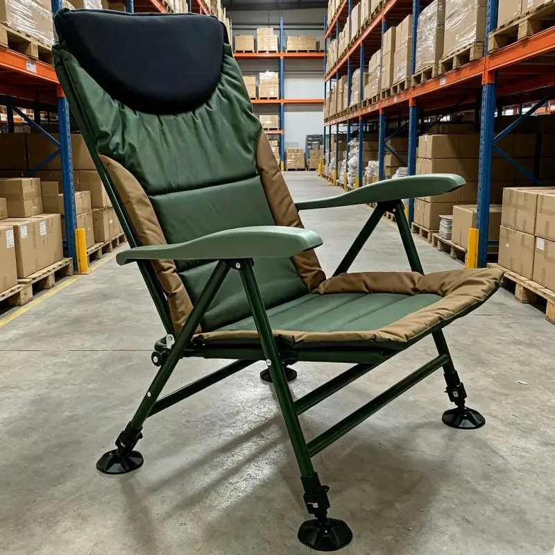 New Large Fishing Chair  Folding Chair Multi-functional Leisure Comfortable Fish