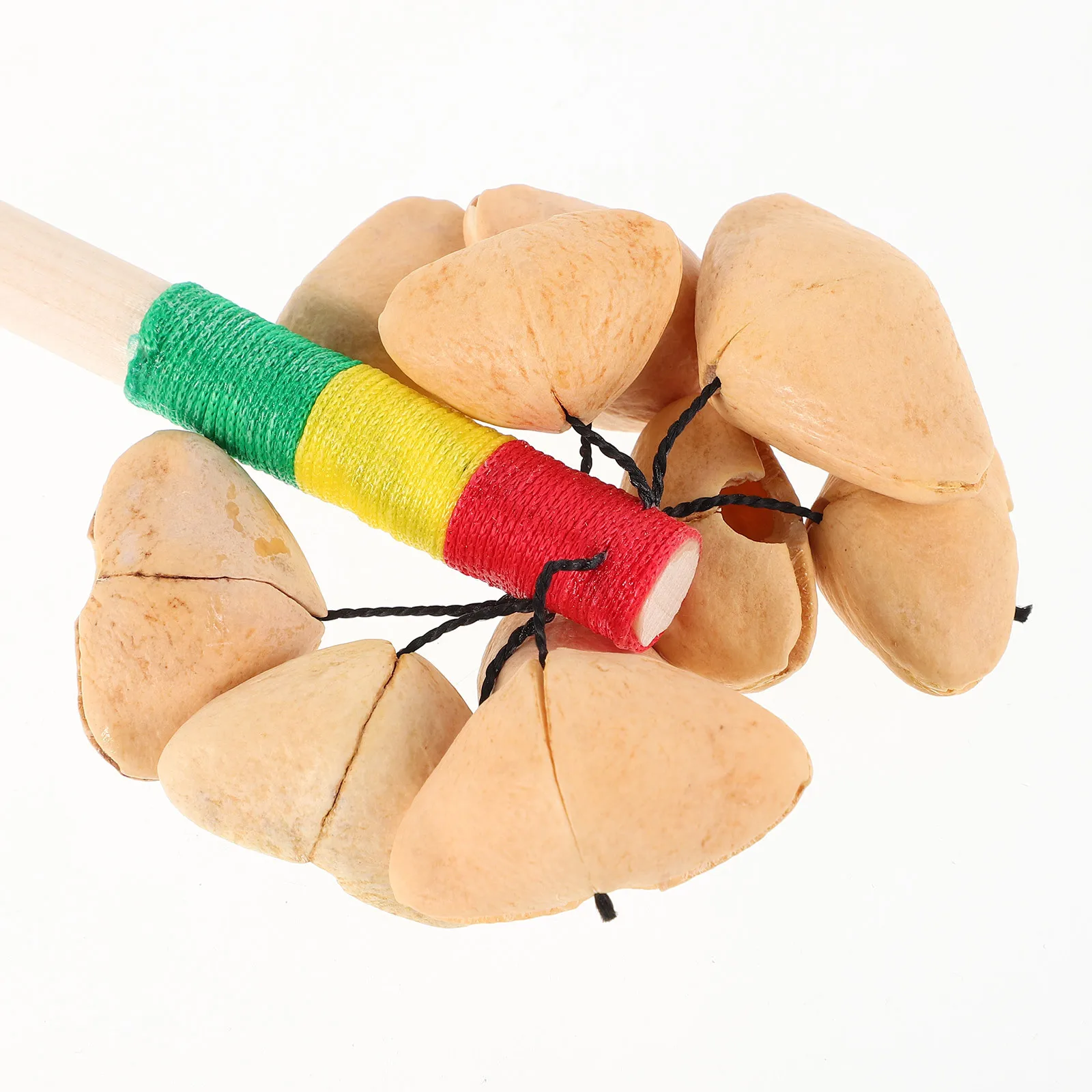 Sonaglio ergonomico per tamburo africano, suono, costruzione robusta per neonati, bambini piccoli, feste, festival, sonaglio che scuote il bambino