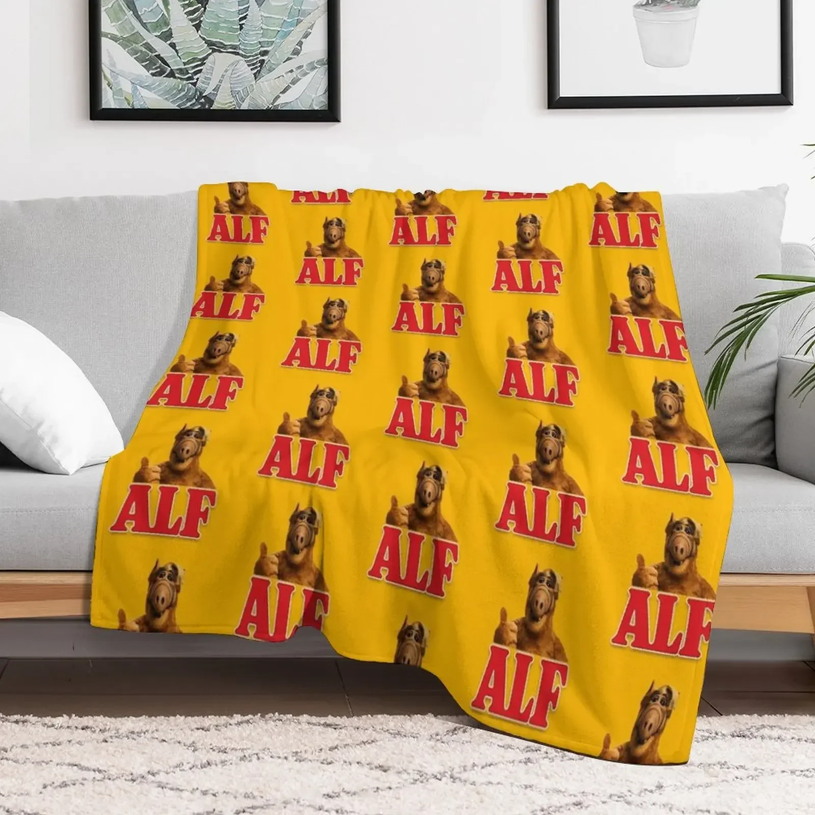 

ALF - Alien Life Form Throw Blanket Personalized Gift Sofa Blankets cosplay anime Thin Designers Plush Blankets