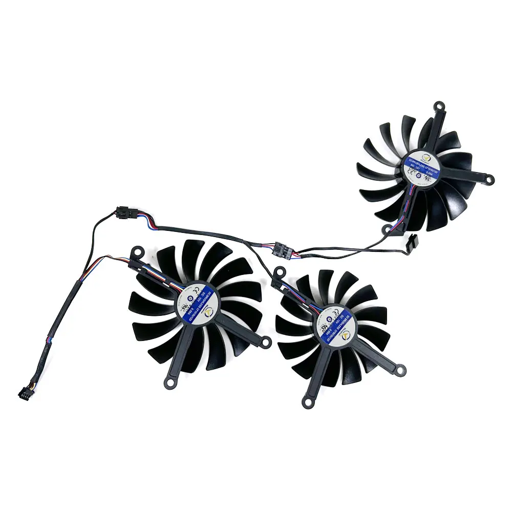 NEW For XFX Speedster MERC 319 AMD Radeon RX 6800 6900XT 6800XT GPU Cooling Fan 95MM CF1015U12D 87MM CF9015U12D Video Card Fan