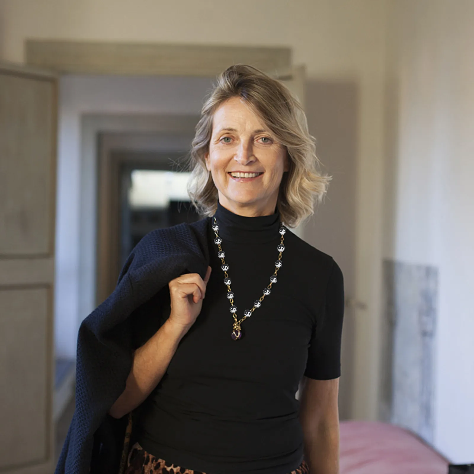 

100 шт. бусин-разделителей «Инь-Ян» для тайцзи, для изготовления украшений своими руками, браслетов, ожерелий, круглые бусины-шармы