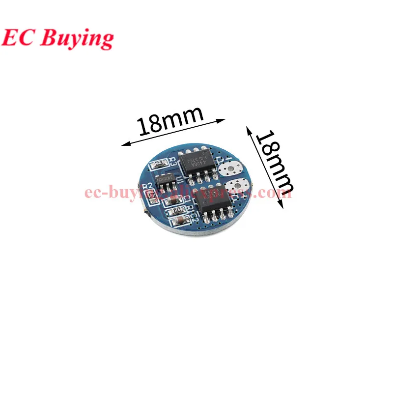 1-100Pcs 1S 3.7V 2.5A 14500 Li-ion BMS PCM Battery 2S 7.4V 8.4V Protection Board Module Overcharge Over Discharge Protection PCB
