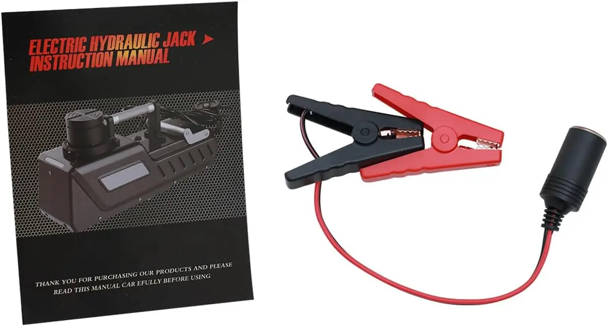 Martinetto idraulico elettrico da 15 tonnellate per camper Heavy Duty 20-52 cm Intervallo di sollevamento 12 V/24 V Doppia alimentazione per veicoli di grandi dimensioni