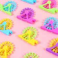 30Pcs Cute Mini Ferris Wheel Shape Plastic Whistles Toys for Kids Birthday Party Favors Baby Shower Pinata Fillers School Prizes