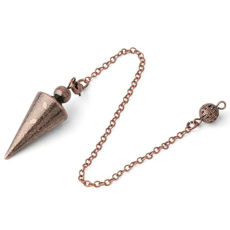 Ya.x Copper Detachable Pendulum Pendulum for Dowsing Pendants Pendule Divination Energy therap Pendulo Radiestesia Healing