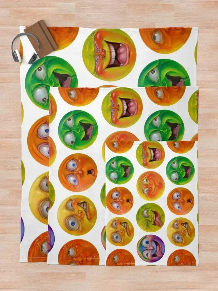 Manta con cabezas de gelatina para bebé, manta a cuadros en el sofá, mantas decorativas de lujo para camas