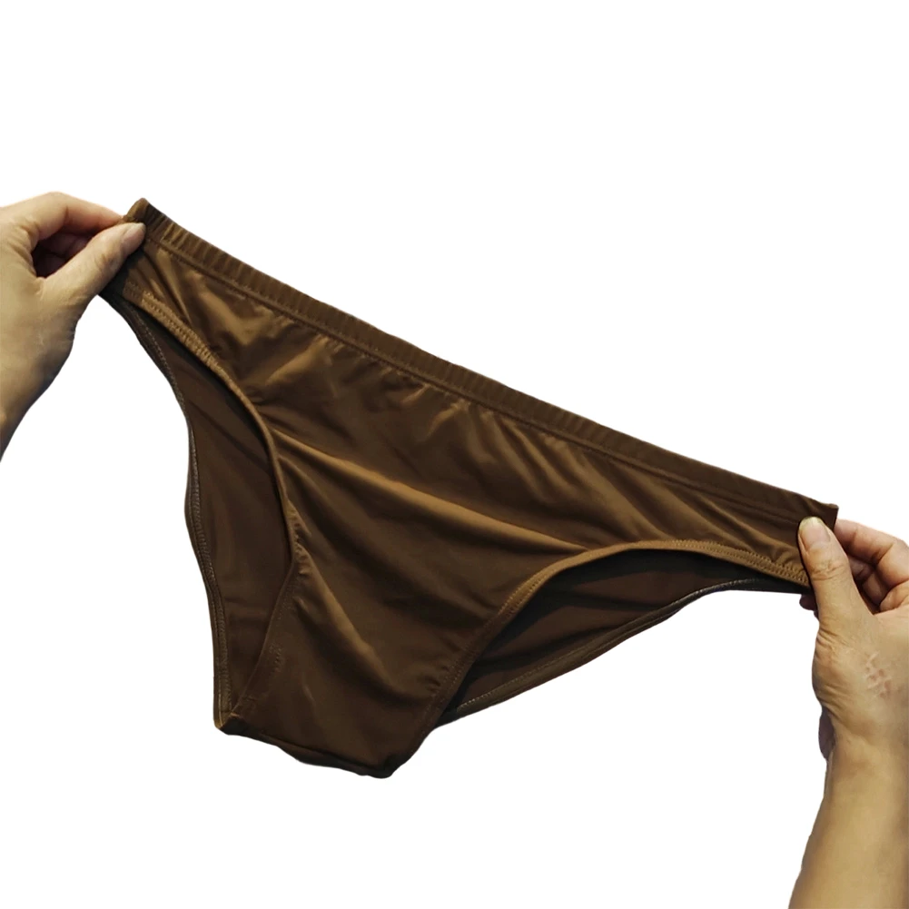 

Мужские трусы-брифы с низкой посадкой без карманов, дышащие, однотонные, очень популярное эротическое белье унисекс