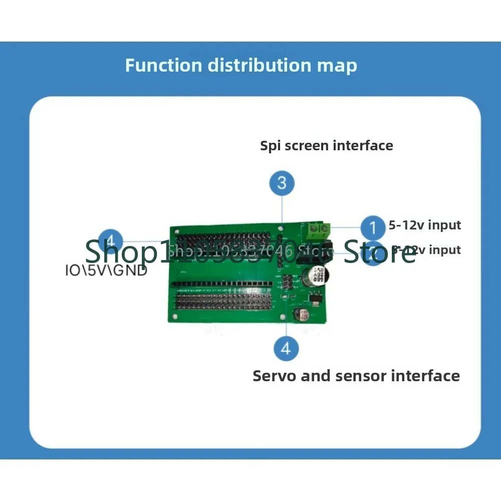 Expansion board servo driver board supports stm32f103c6t6 stm32f103c8t6