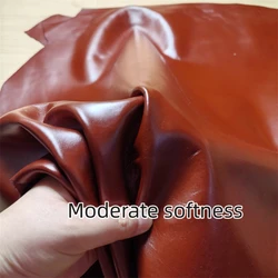 1.2/1.3mm Plain Reddish-Brown Leather.First Layer Leather. Real Leather Fabric. Handmade DIY For Bag.The Sofa.Full-Sheet Cutting