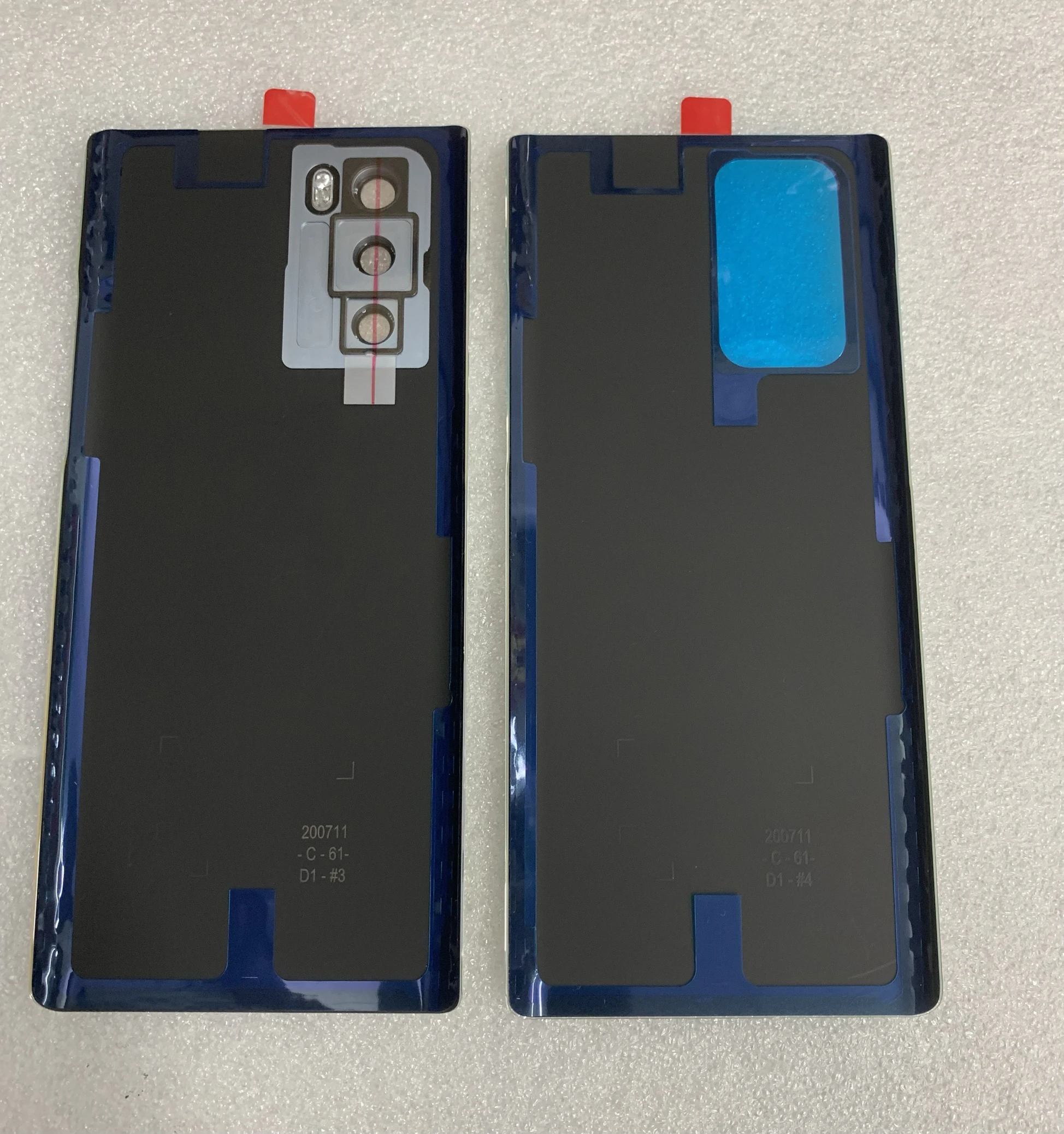 For Wing 5G Back Battery cover LMF100N LM-F100V Glass Back Battery Cover Rear Panel Housing Case Replace
