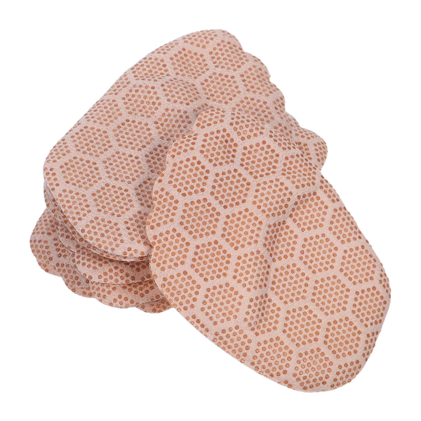 

4Pairs Forefoot Pads Self Adhesive Shock Absorbing Beige Metatarsal Pads for Women Ball of Foot Cushions Pain Relief