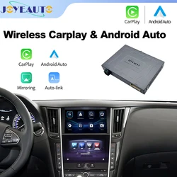 New JoyeAuto Wireless Apple CarPlay for Infiniti Double Screen 2013-2015 Q50 Q60 Q50L Android Auto Mirror-Link Car Play AirPlay