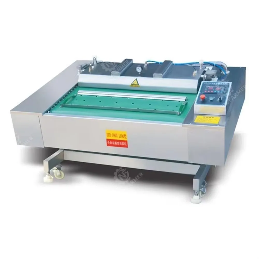 Commercial Continuous Rolling Vacuum Packing Machine With Conveyor Belt Multifunctional Sausage Vacuum Sealer for Food