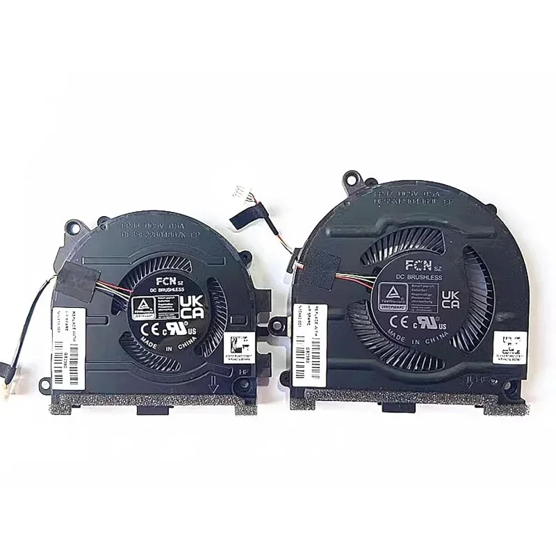 Replacement CPU GPU Cooling Fan for HP Pavilion Plus 14-EH 14T-EH000 14-EH1299NR 14-EH0025TU TPN-W154 N10440-001 N10439-001