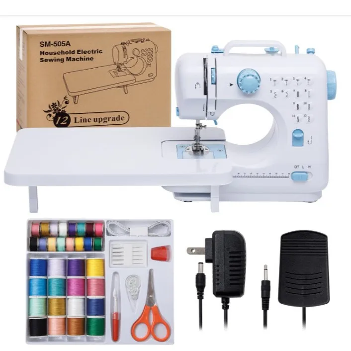 Desktop Sewing Machine Mini Portable Edge Lock Eating Thick Nail Buckle Electric Clothes Car Automatic Multifunctional Tailor