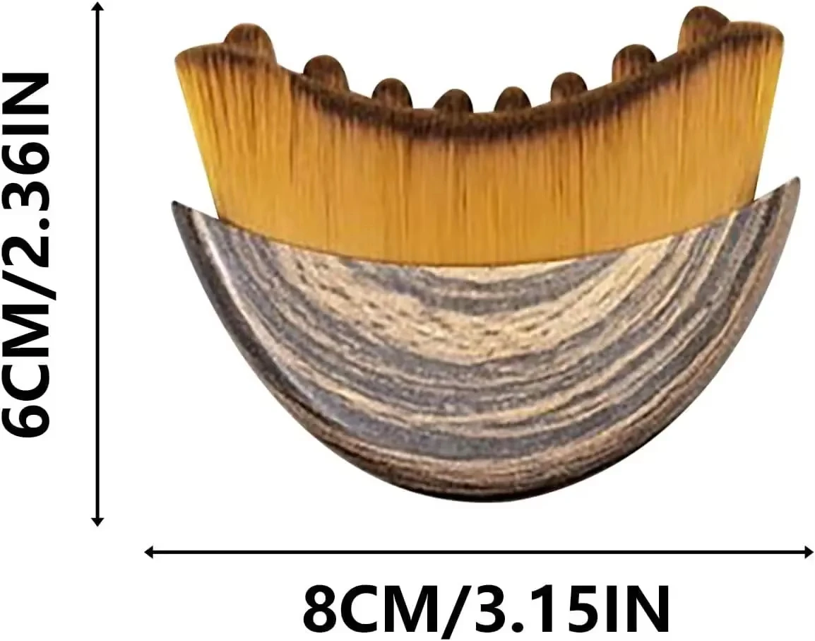 Lymfatische gezichtscontourborstel Jawline gezichtsmassagehulpmiddel met opbergkoffer Ergonomische vorm voor dagelijks huidverzorging Routinegebruik