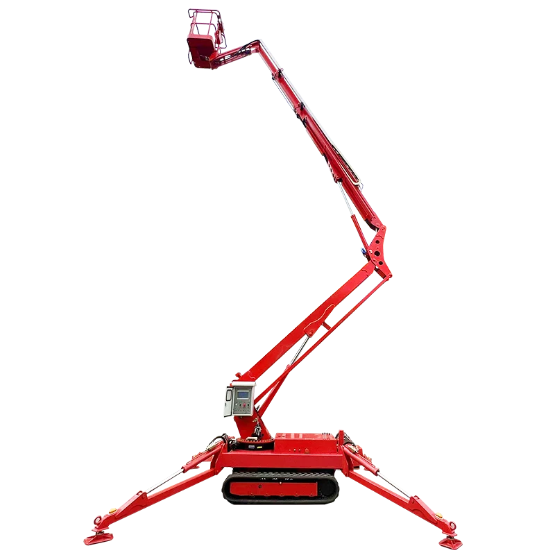 10-22M All Terrain Spider Articulated Crawler Boom Lift Aerial Work Tracked Chassis Electric Hydraulic Telescoping Lift