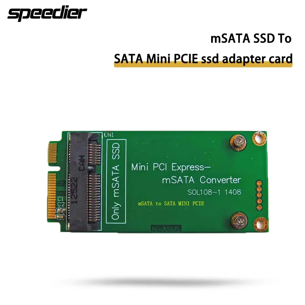 

MSATA SSD To SATA Mini PCIE Ssd Adapter Card Mini PCI Express To mSATA Converter