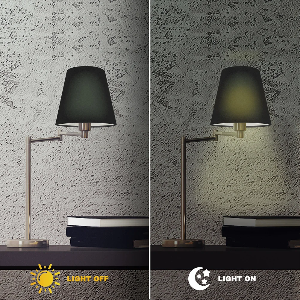 

2Pcs Lamp Shade Accessories Fabric Drum Light Cover for Table Desk Wall Bedroom Living Room Decor Pendant Lamp Shades