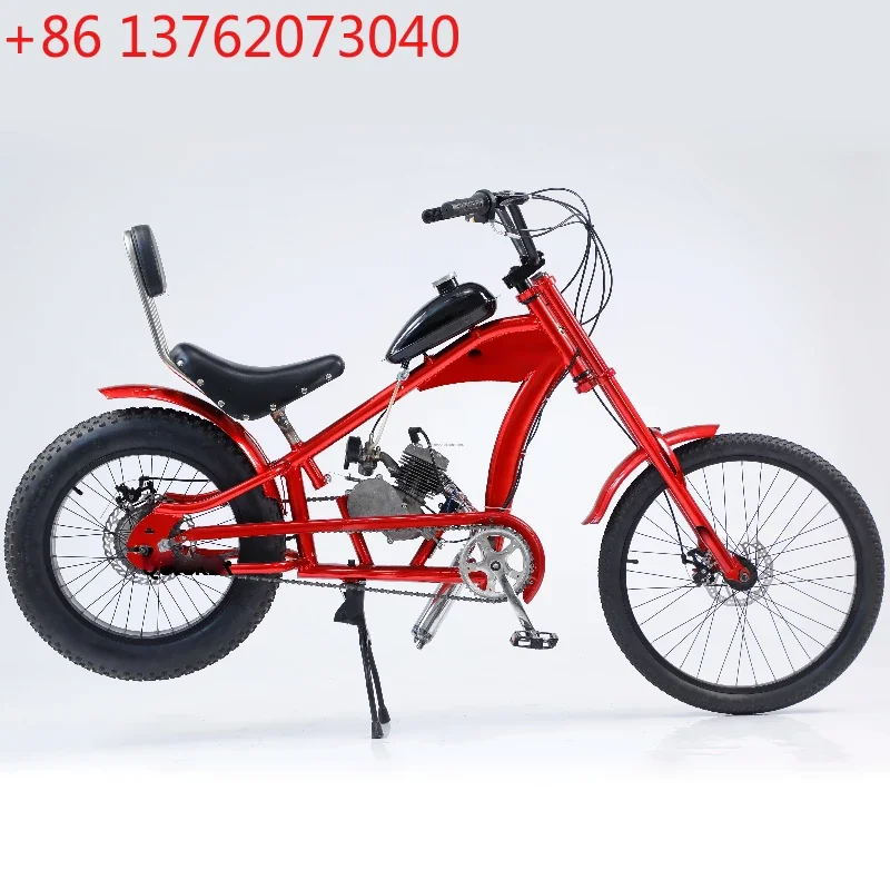 

DIY Moped Gas Scooter Disc Brake 2 Stroke 80cc Bicycle Engine Kit Chopper Bike Motor