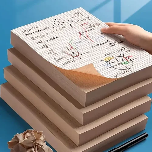 Imagen 2 del producto 320 hojas de papel Original de pulpa de madera, cuaderno en blanco, cuaderno de bocetos, cuadernos de escritura, suministros escolares de oficina