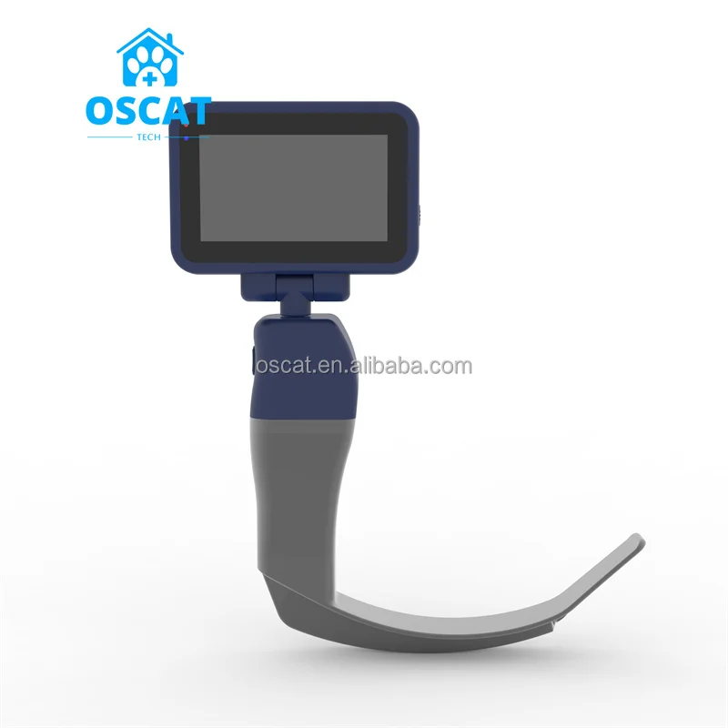 OSCAT Veterinary Equipment Medical Equipment Otorhinolaryngology Portable Video Laryngoscope Set High Resolution