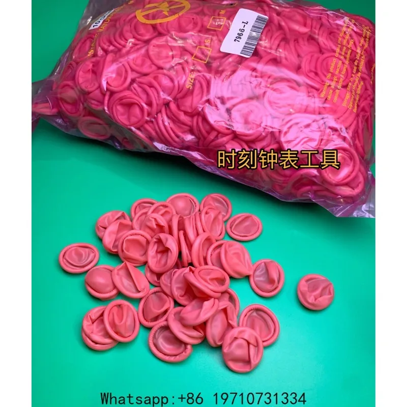 7966-18/21 anti-static no powder, pink finger cover, medium size large size