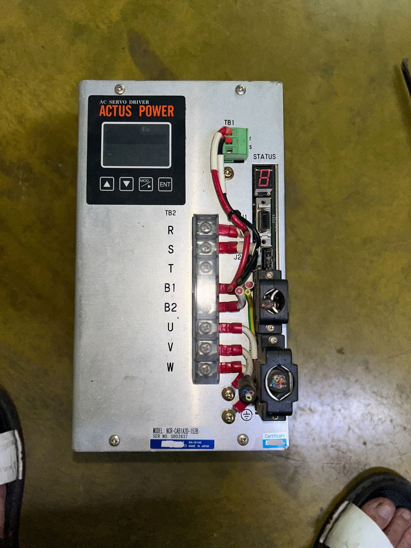 

NCR-CAB1A2D-152B Servo Drive for NIKKI DENSO NCR-CAB1A2D-152B