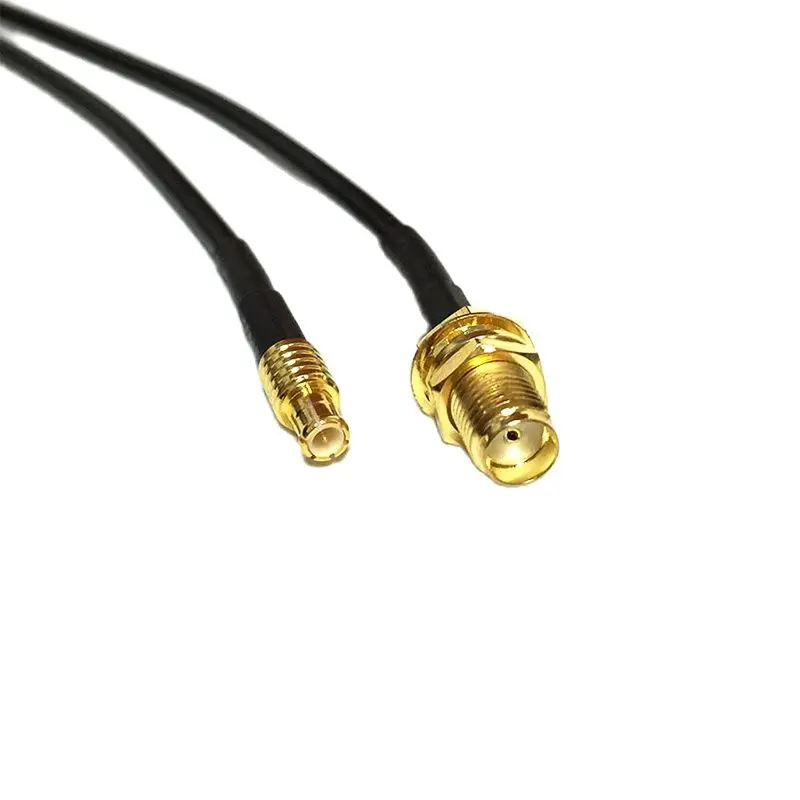 SMA Female Bulkhead  to MCX Male Straight RF Cable Adapter RG316 15cm 6inch NEW Wholesale for WIFI Wireless Router