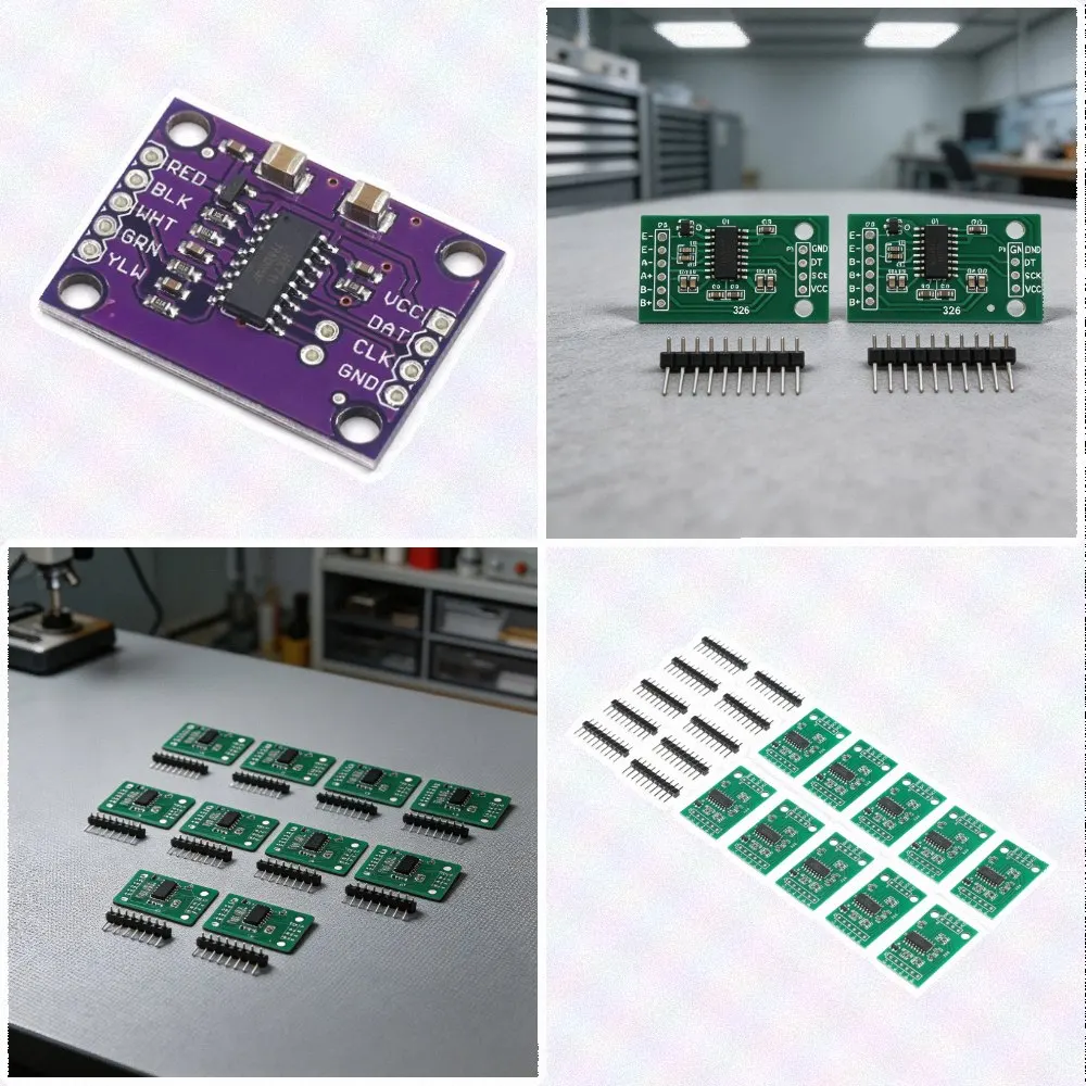 10PCS HX711 Load Cell 24 Bit For ADC Dual Channel For Arduino Weight Sensor Scale DIY Electronics P/rojects
