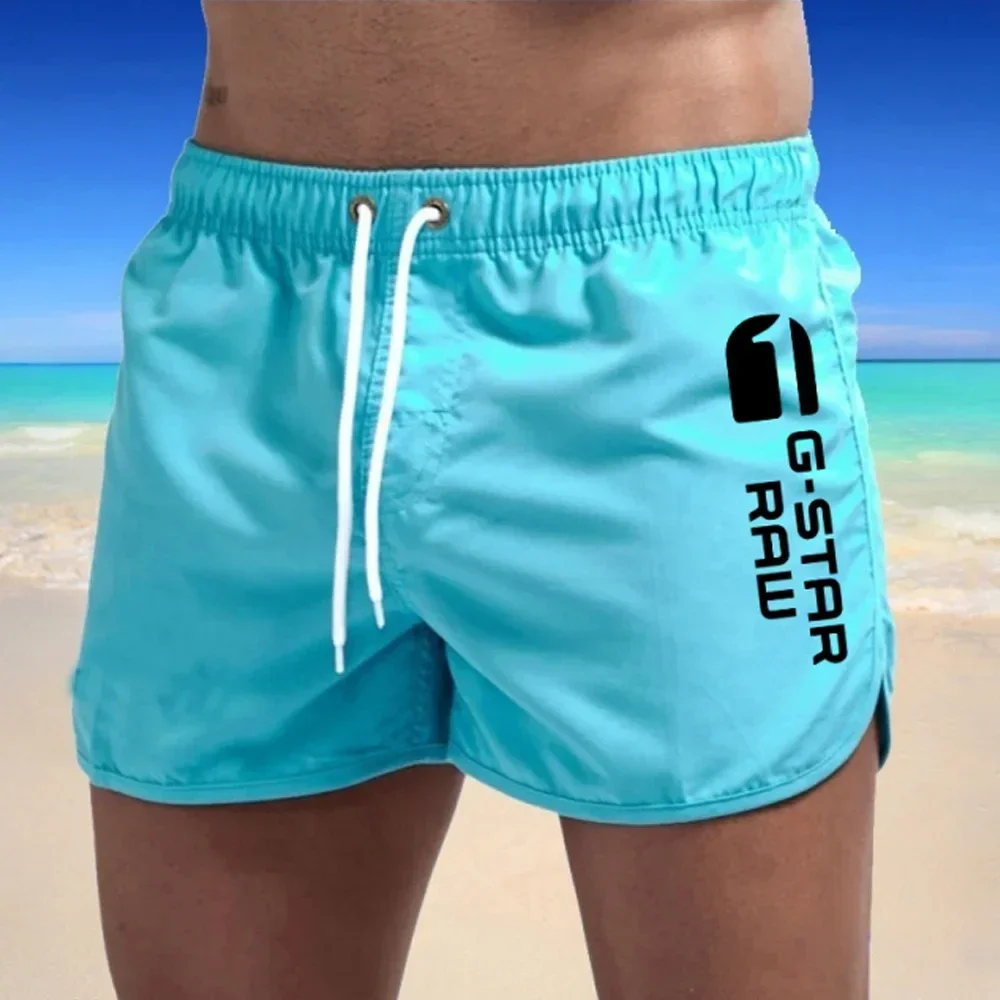 Pantaloni da spiaggia di lusso da uomo nuovi estivi abbigliamento quick dry gym jogging pantaloncini sexy vacation costume da bagno casual