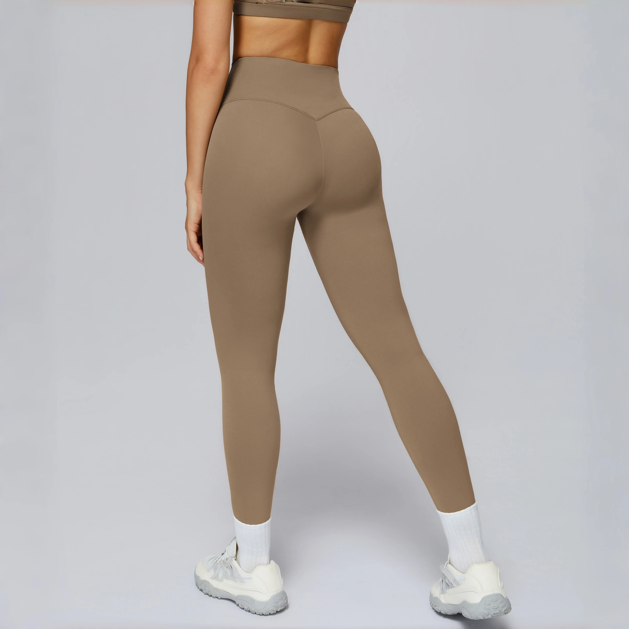 سراويل اليوغا للنساء سراويل رياضية عالية الخصر مع جيب سراويل رياضية للياقة البدنية والجري ملابس رياضية ضيقة للتمرين #3