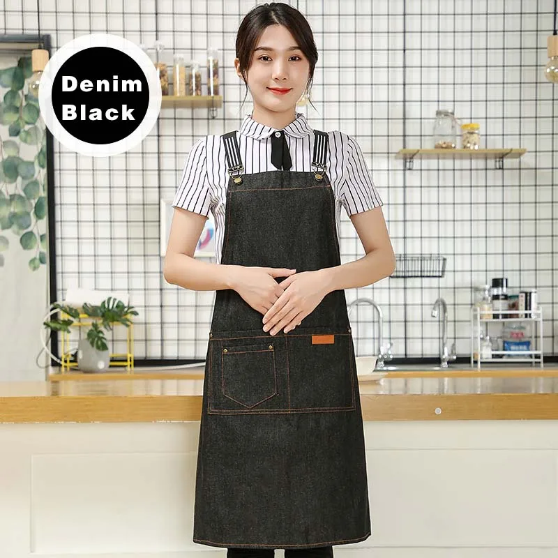 Professional Custom LOGO Men Women Kitchen Chef Baking Adult Restaurant Uniform  Beauty Nails Salon Waterproof Skin Apron