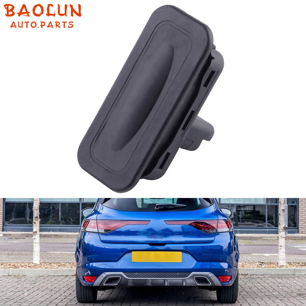 Baolun boot bagageira do carro interruptor de liberação tronco interruptor 8200076256 para renault clio mk3 megane mk2 laguna 3 2002-2017