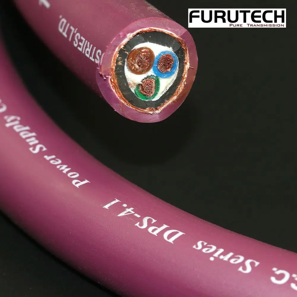FURUTECH DPS4.1 Limited Edition 7N Flagship Power Cable HiFi Audio Gallbladder Amplifier CD Upgrade Power Cable